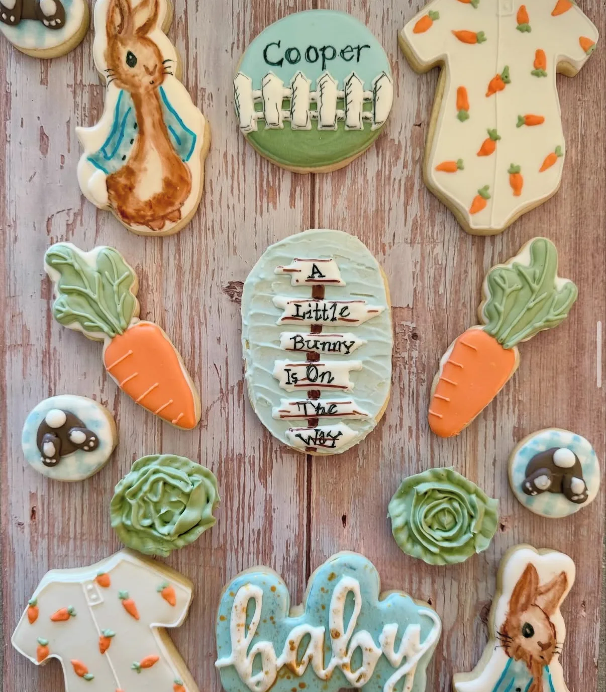 Cooper — Peter Rabbit baby shower set