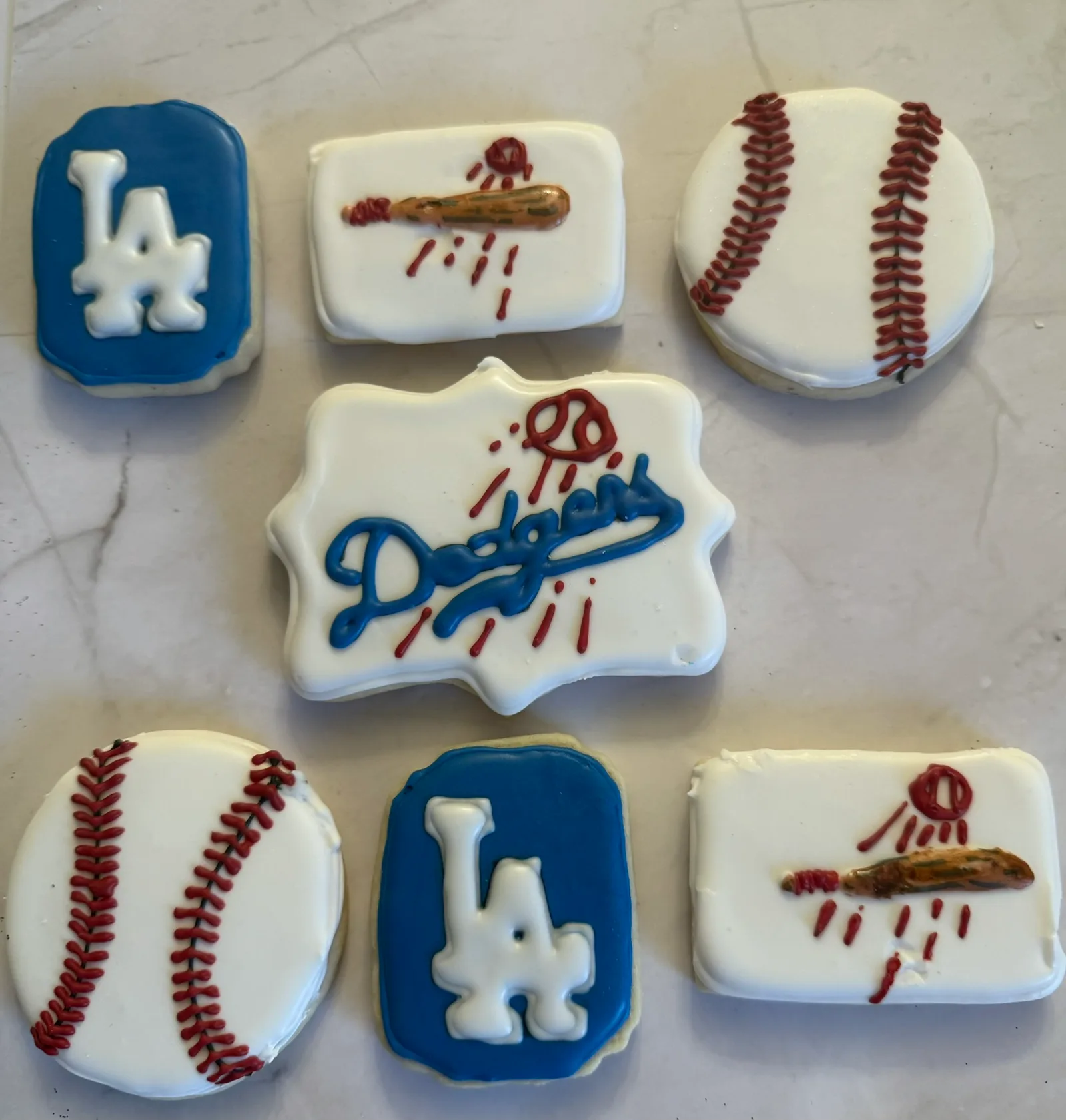 LA Dodgers gameday — branded fan cookies