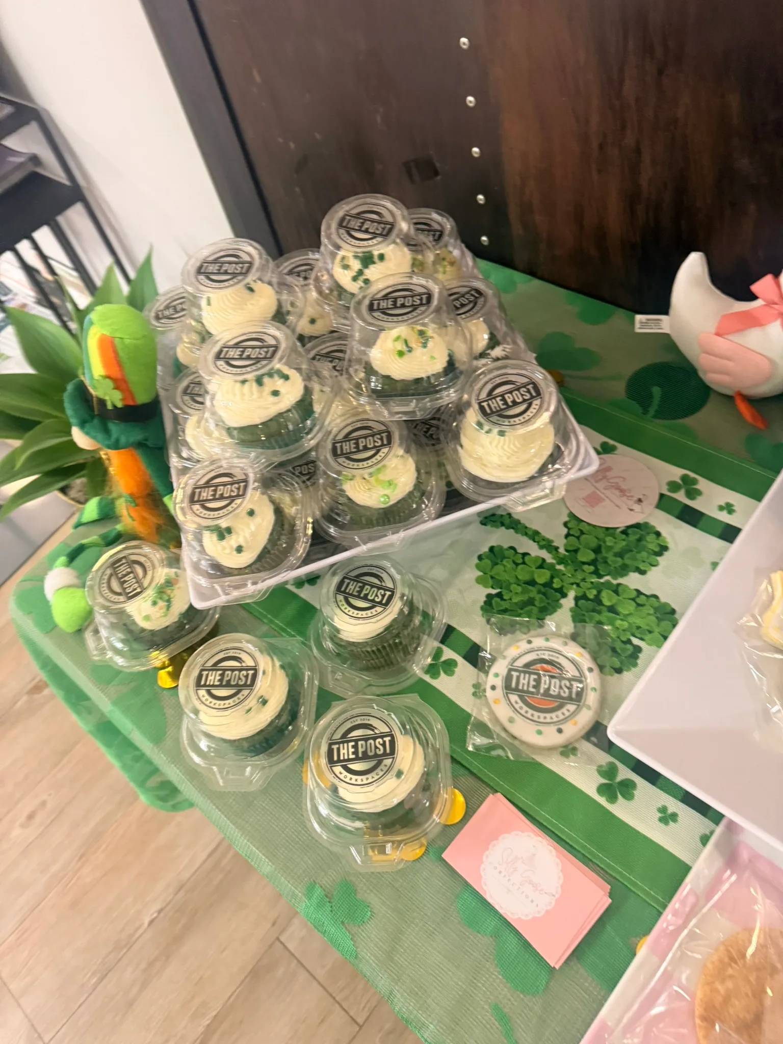 Branded treats for workspace gatherings